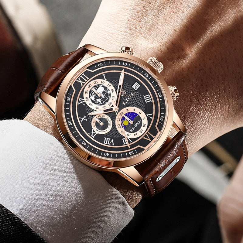 Mode Outlet | Stijlvol Chronograaf Horloge voor Heren – Tijdloos & Functioneel