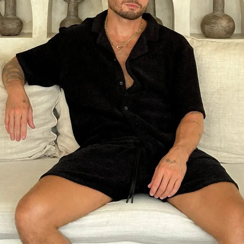 Variant image for Noah Heren Casual Set met Korte Mouwen-1