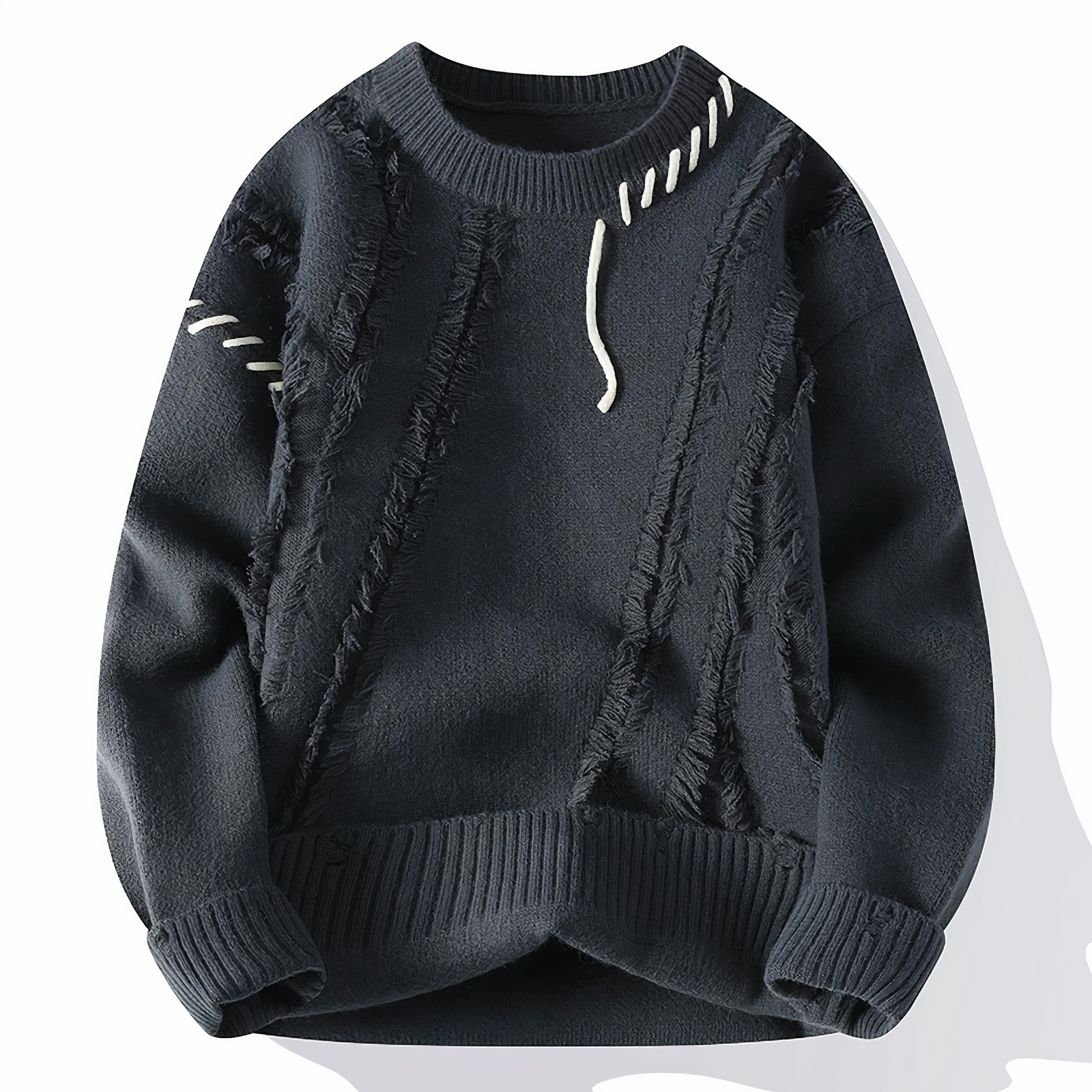 JULIAN | Stijlvolle Patchwork Sweater voor Heren – Uniek & Trendy