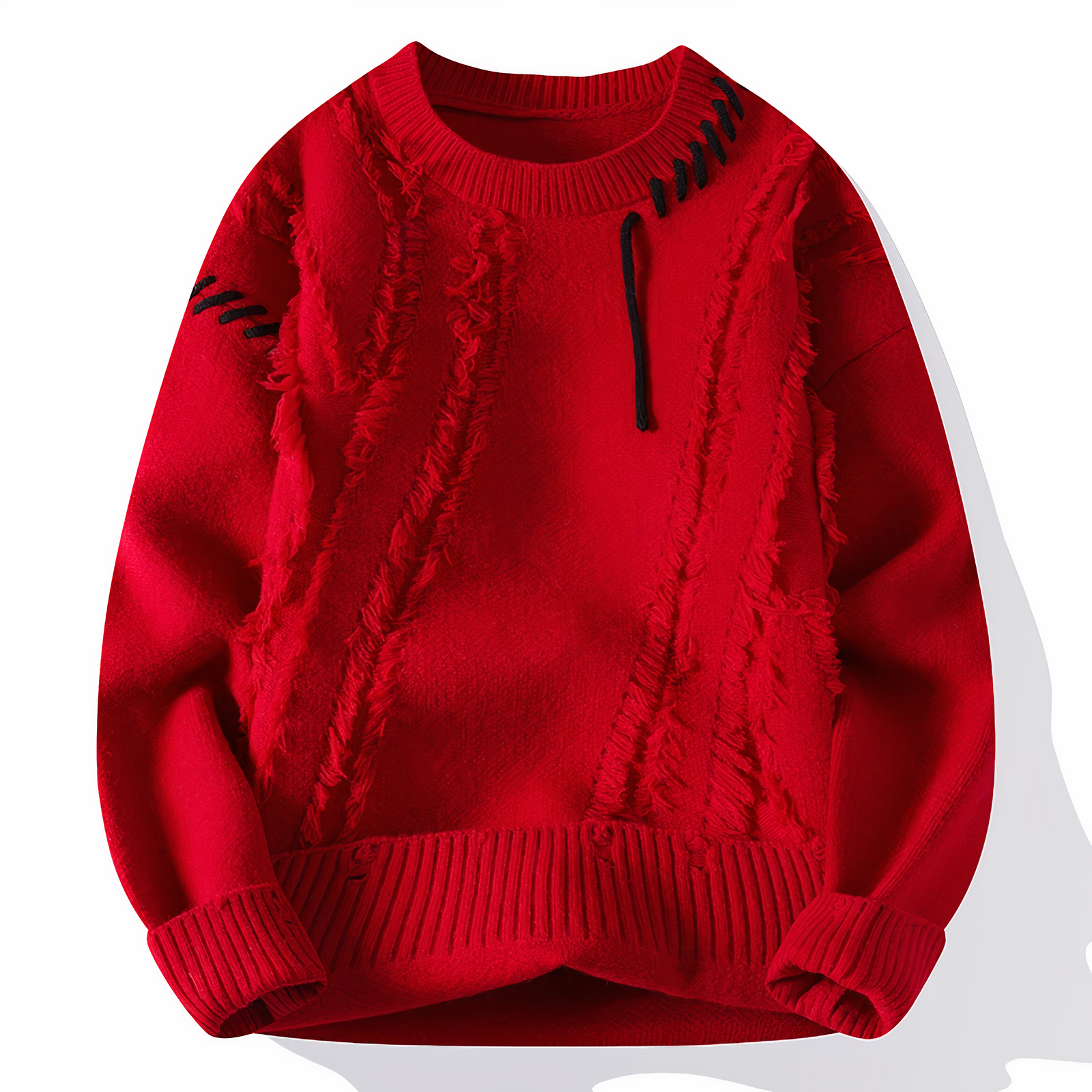 JULIAN | Stijlvolle Patchwork Sweater voor Heren – Uniek & Trendy