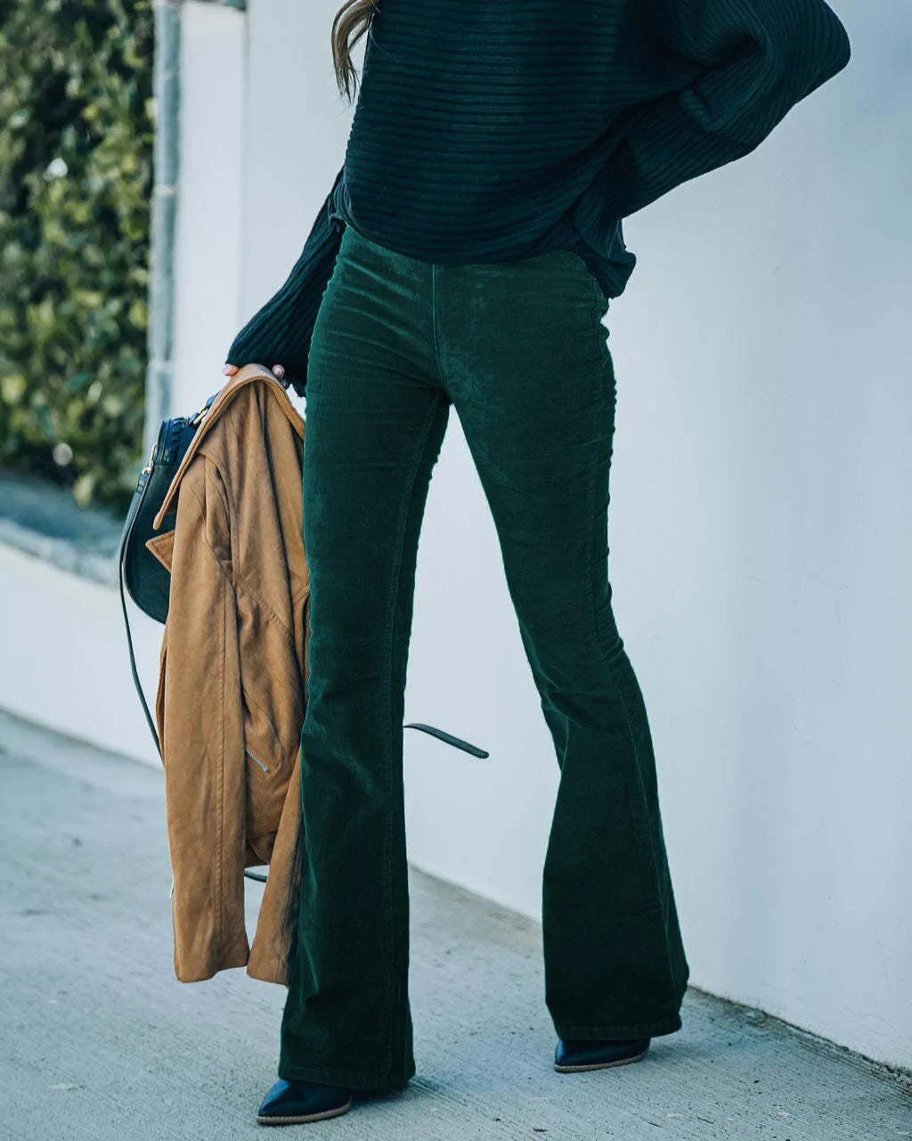 LIVIA | High Waist Flare Pants voor Dames – Trendy & Comfortabel