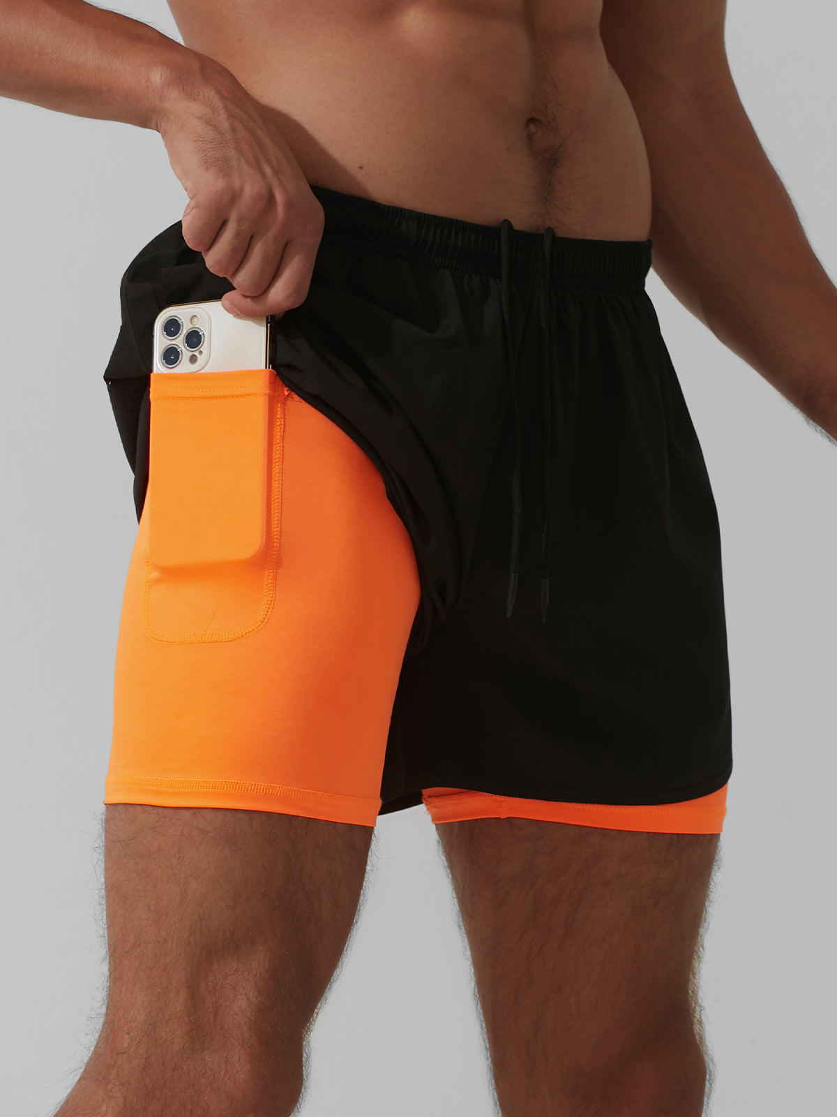 Xavier | 2-in-1 Sportshort – Bewegingsvrijheid & Functioneel Design