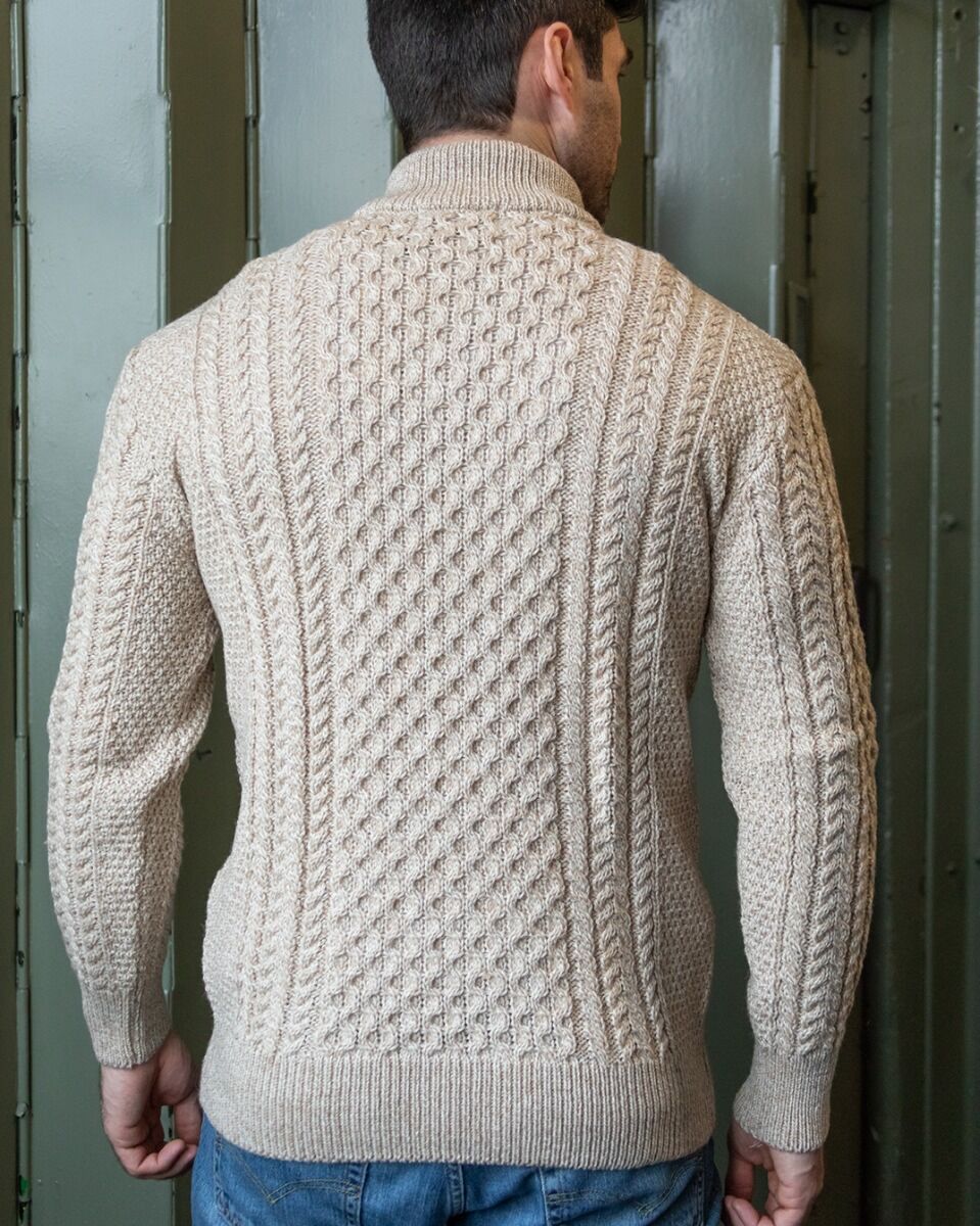 Heren Trui – Halve Rits – Gebreid – Klassiek Design