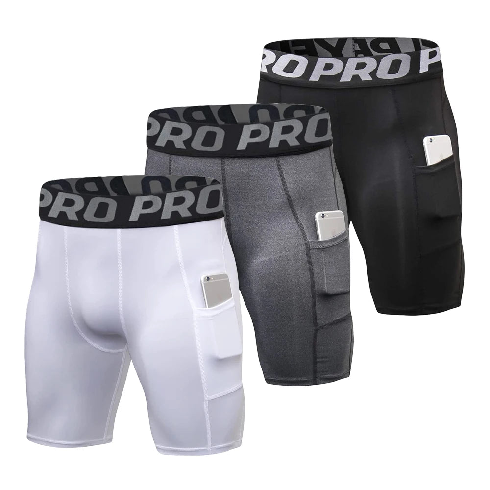 Lucas Heren Korte Broek - Compressie Shorts voor Actieve Lifestyle-1