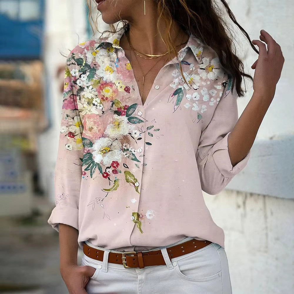 Mode Outlet | Nila Blouse met Print – Elegant & Comfortabel