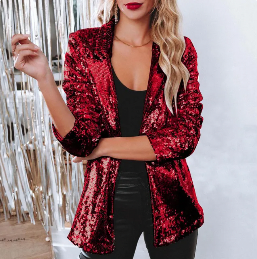 De Mode Outlet | Pailletten Blazer Dames – Glamoureus, Elegant & Statement-Making