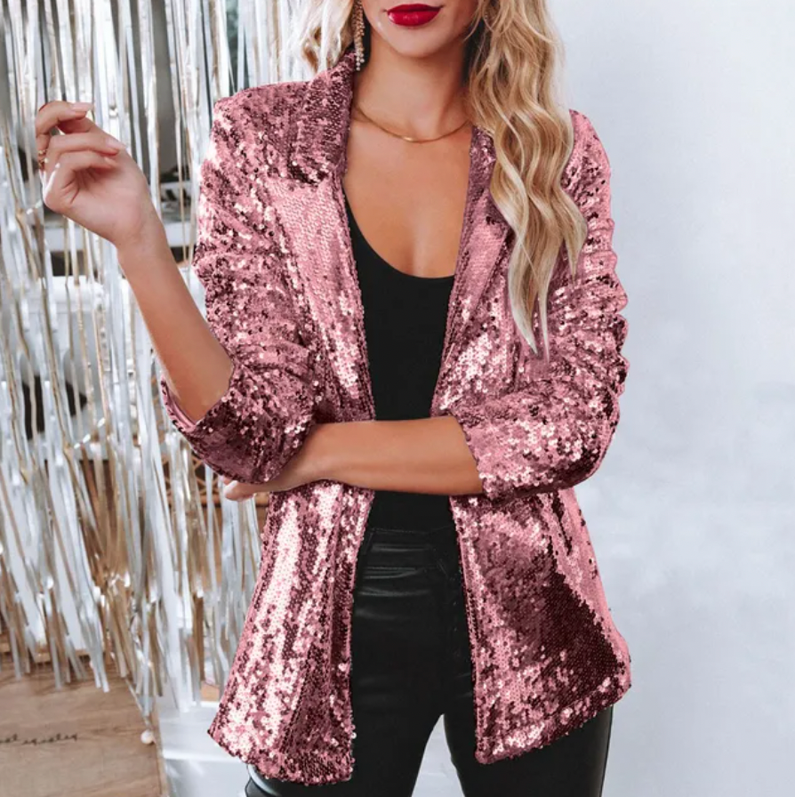 De Mode Outlet | Pailletten Blazer Dames – Glamoureus, Elegant & Statement-Making