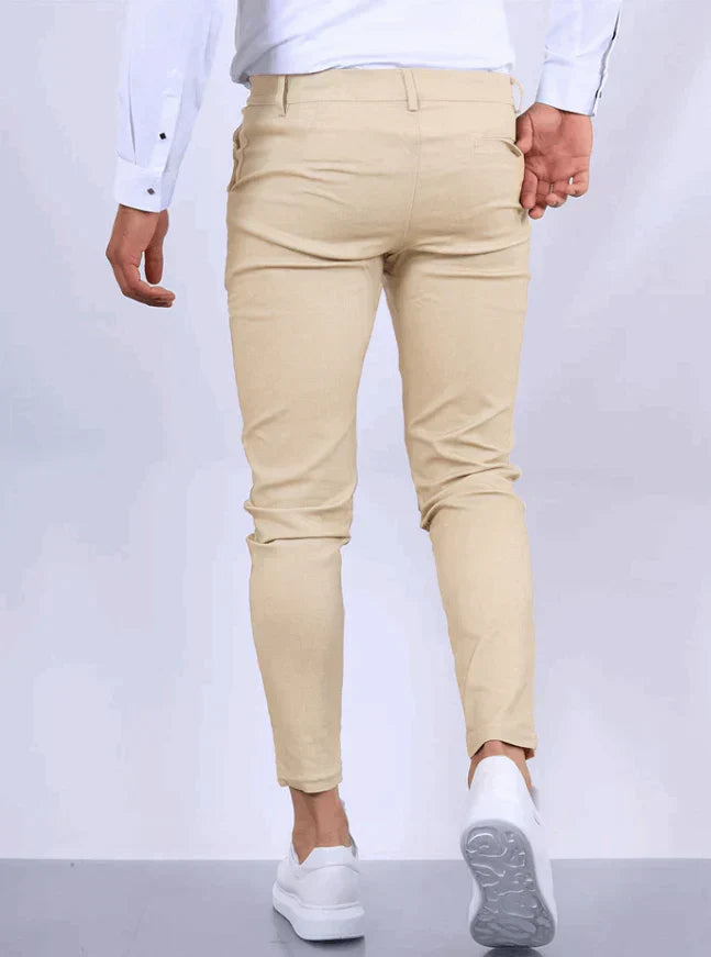 Heren chino | Slim fit broek met moderne pasvorm en stijlvolle uitstraling