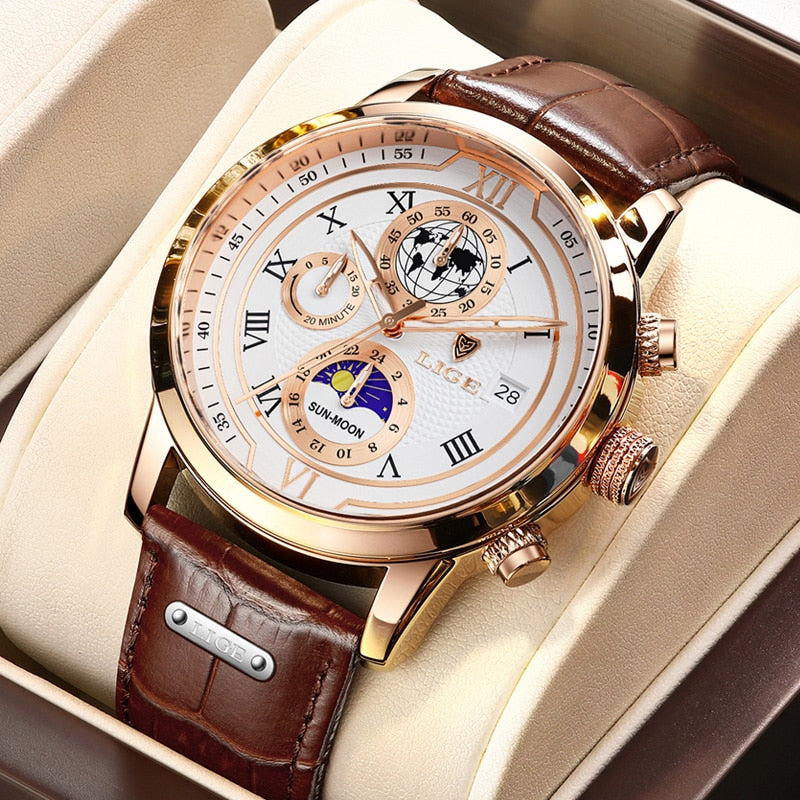 Mode Outlet | Stijlvol Chronograaf Horloge voor Heren – Tijdloos & Functioneel