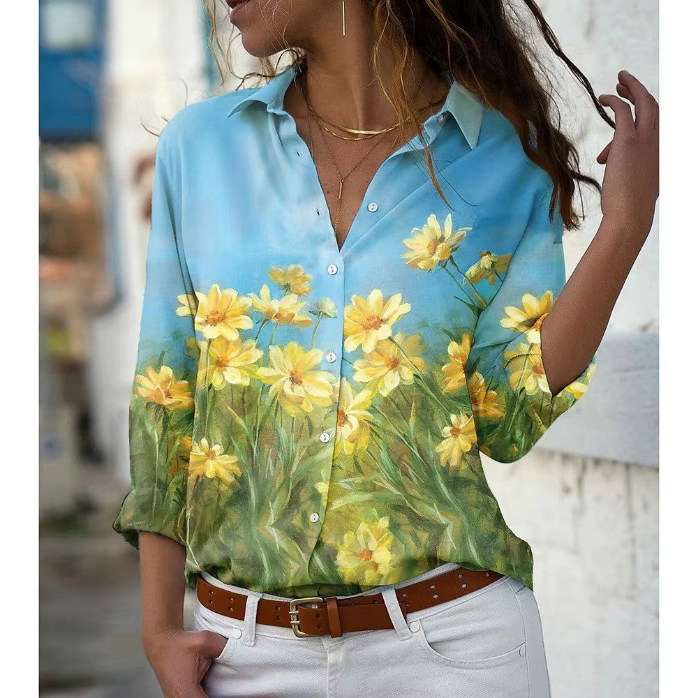 Mode Outlet | Nila Blouse met Print – Elegant & Comfortabel