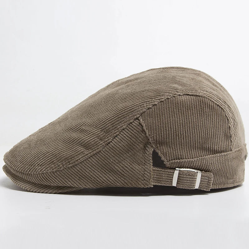 Modieuze Unisex Cord-Baret – Tijdloze stijl voor elk seizoen
