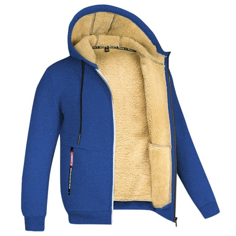 Ethan | Warme Wintervest Heren | Gebreid Design Met Wolvoering