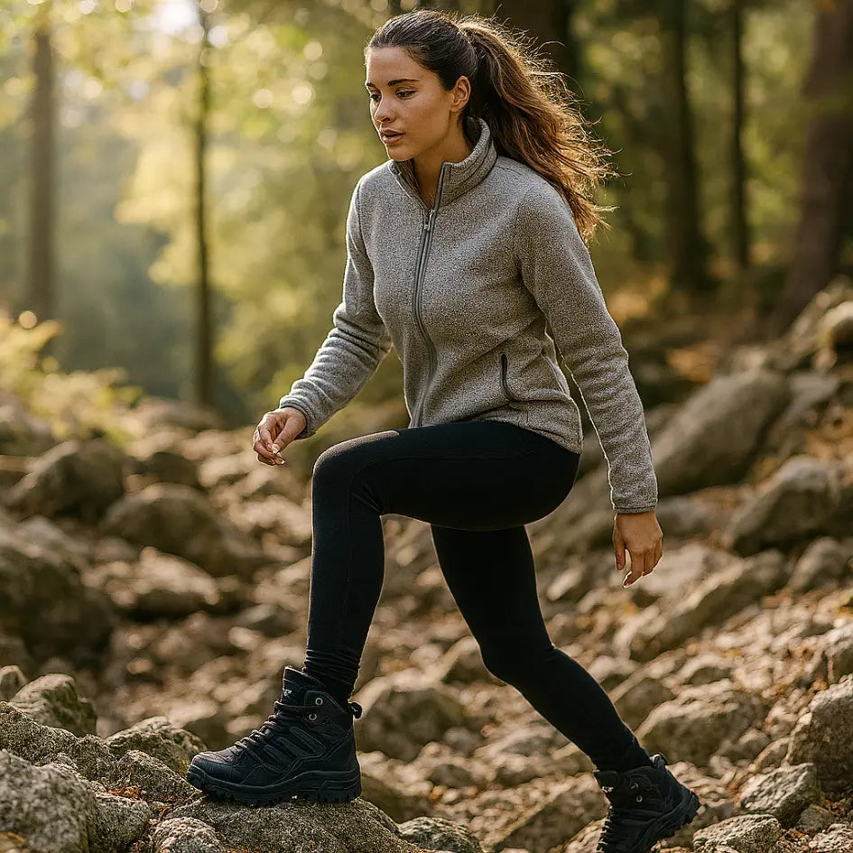 Hoge Wandelschoenen voor Dames | Lichtgewicht Ontwerp met Goede Grip