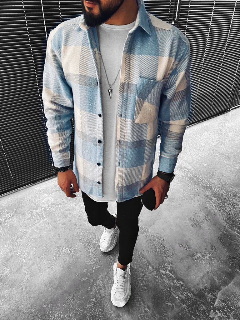 Mode Outlet | Ruit Overshirt – Stijlvol, Comfortabel & Veelzijdig