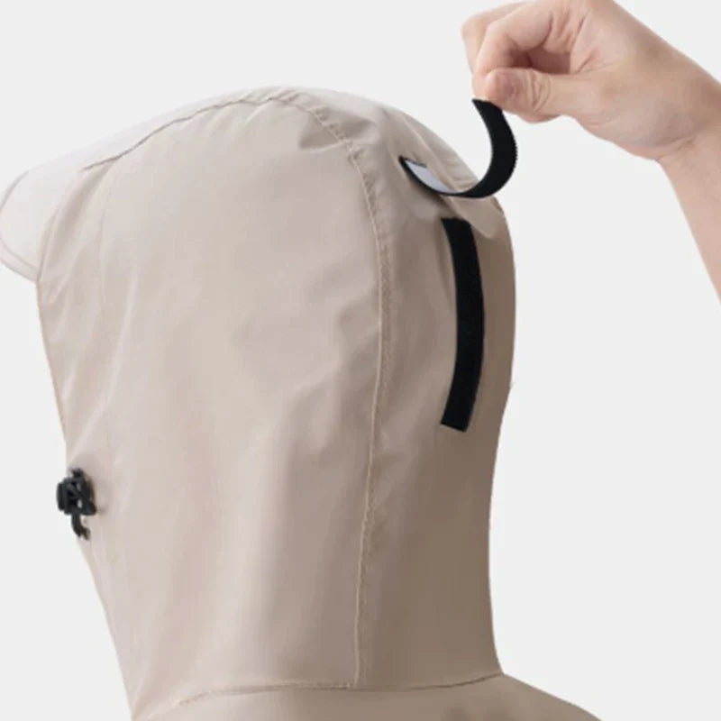 Lange Regenponcho met Waterafstotende Bescherming en Uniseks Ontwerp