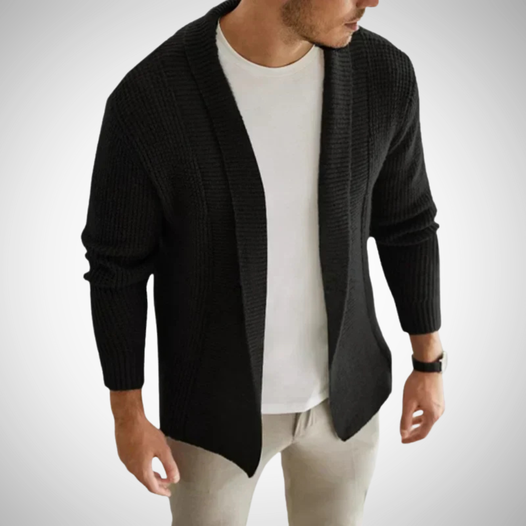 Heren Cardigan | Stijlvolle Gebreide Vest met Moderne Pasvorm