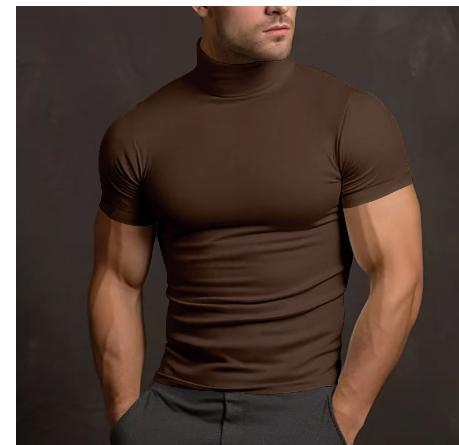 Heren T-Shirt met Colkraag | Slim Fit