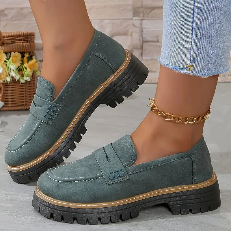 Lilia | Comfortabele Plateau Loafers voor Dames