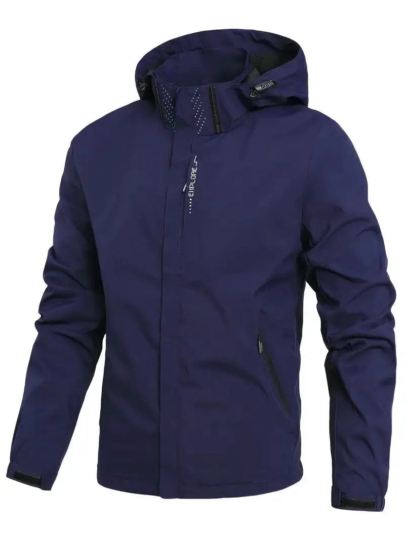 Unisex Wind- en Regendichte Jas | Waterafstotende Outdoorjas voor Herfst