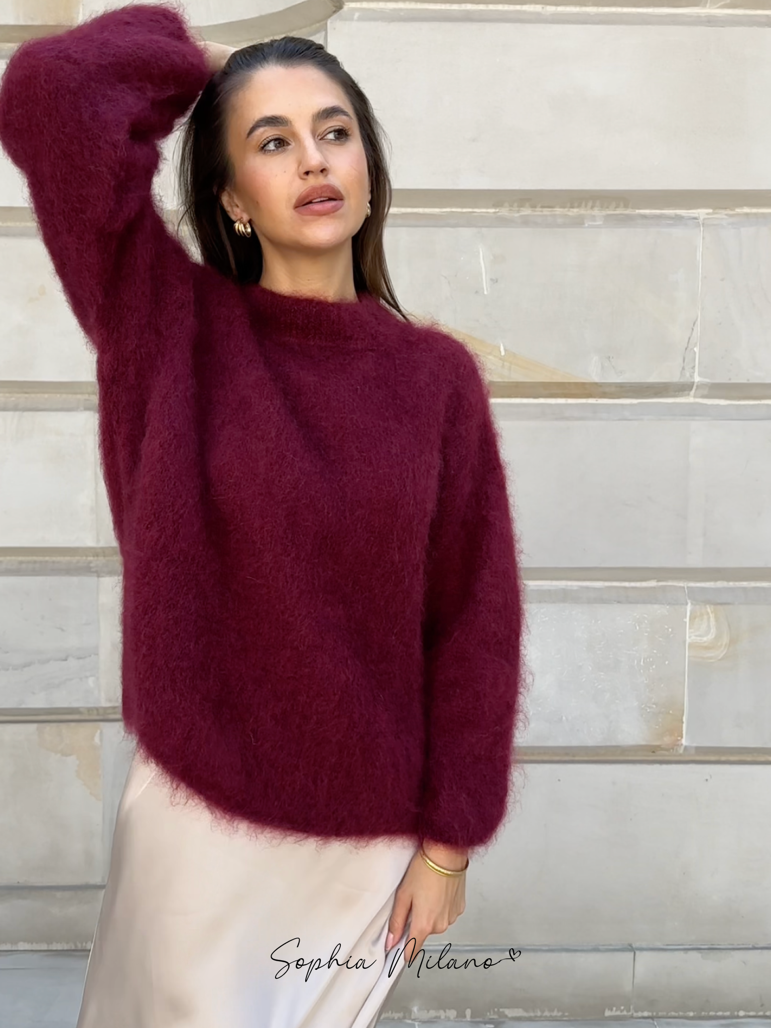 Elodie - Luxe Oversized Trui voor Tijdloze Stijl