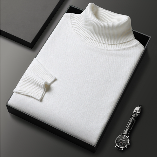 LEON | Luxe Heren Coltrui – Stijlvol & Warm