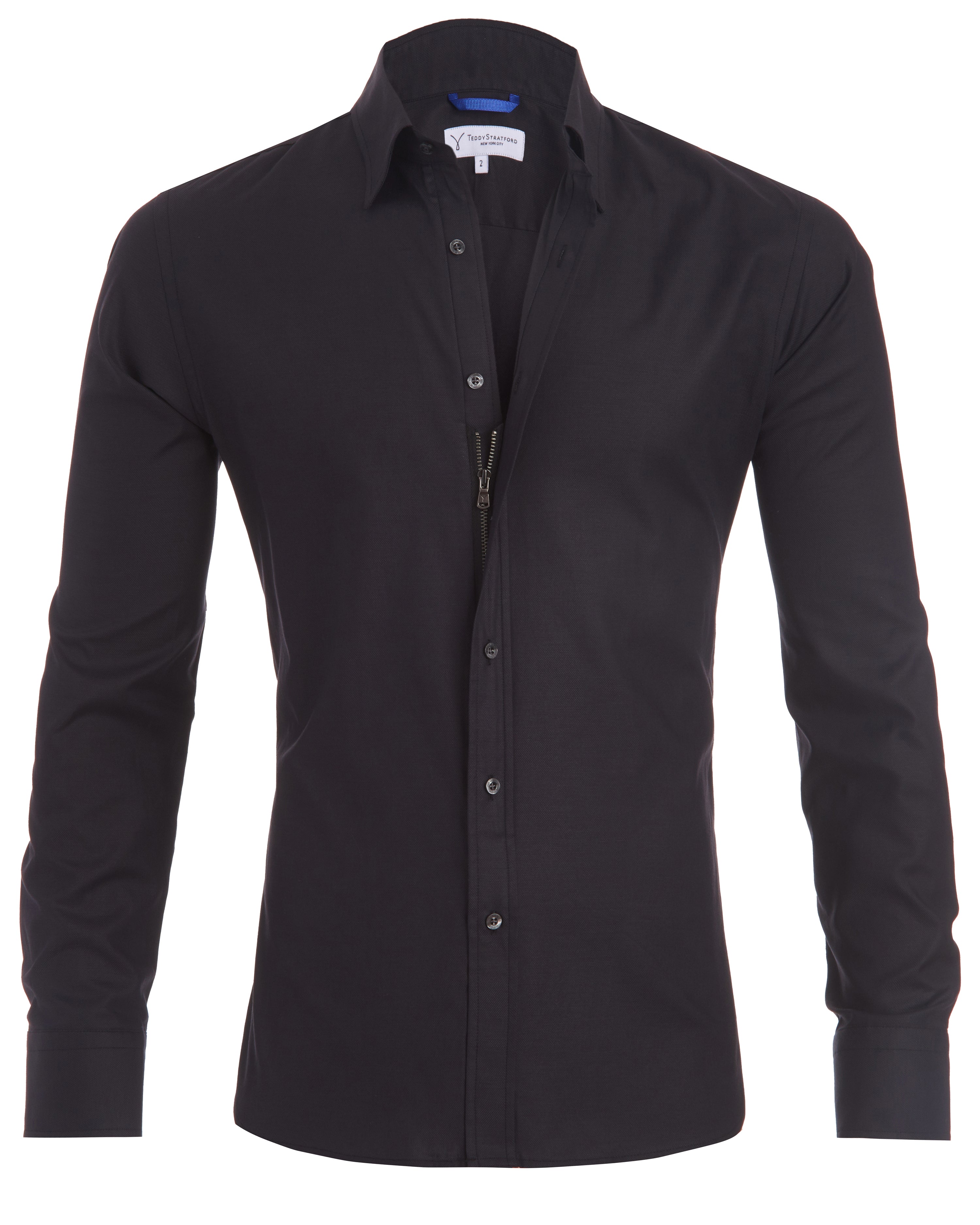 MASON | Heren Zip Fit Overhemd – Stijlvol & Slim Fit