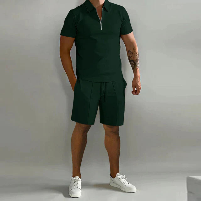 Mode Outlet | Luxe Polo & Short Zomerset voor Heren – Stijlvol & Comfortabel