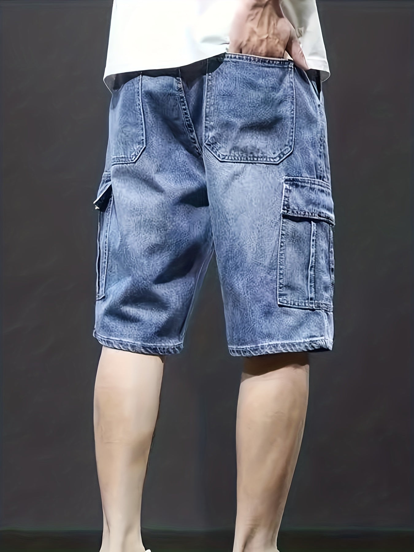 Liam | Cargo Denim Shorts voor Heren – Comfort, Stijl & Functionaliteit