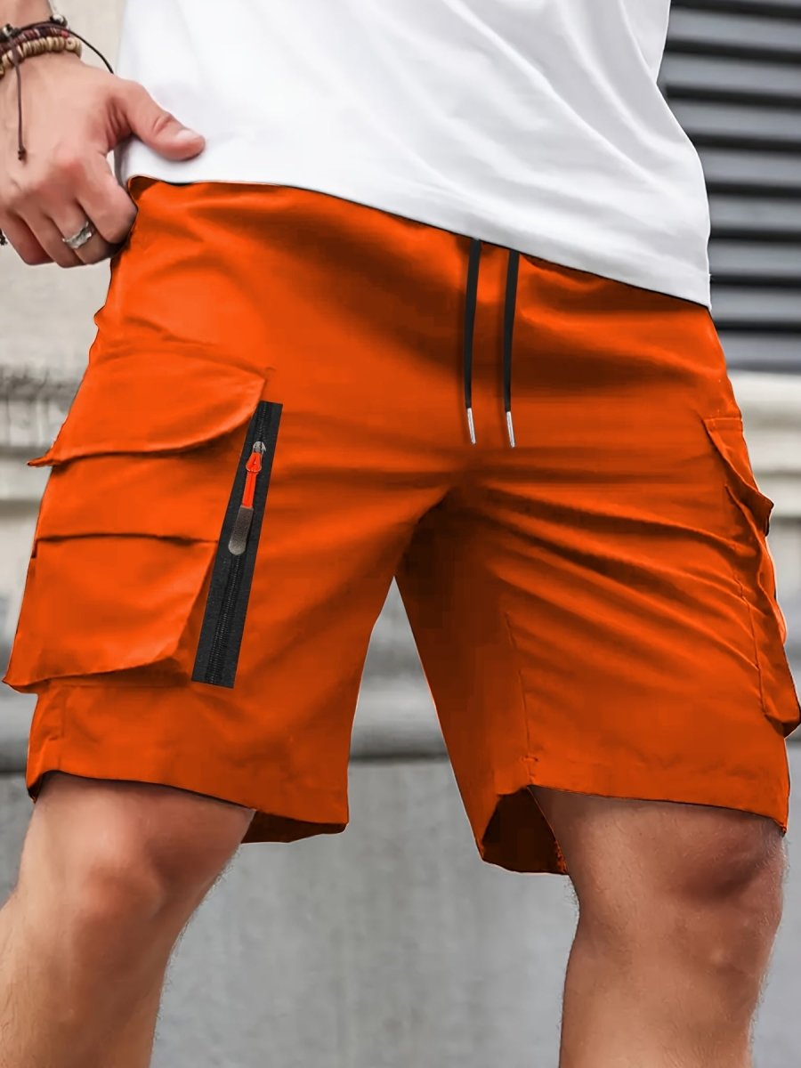 Lichtgewicht Cargo Shorts met Ritszakken voor Heren – Comfortabel voor Zomergebruik