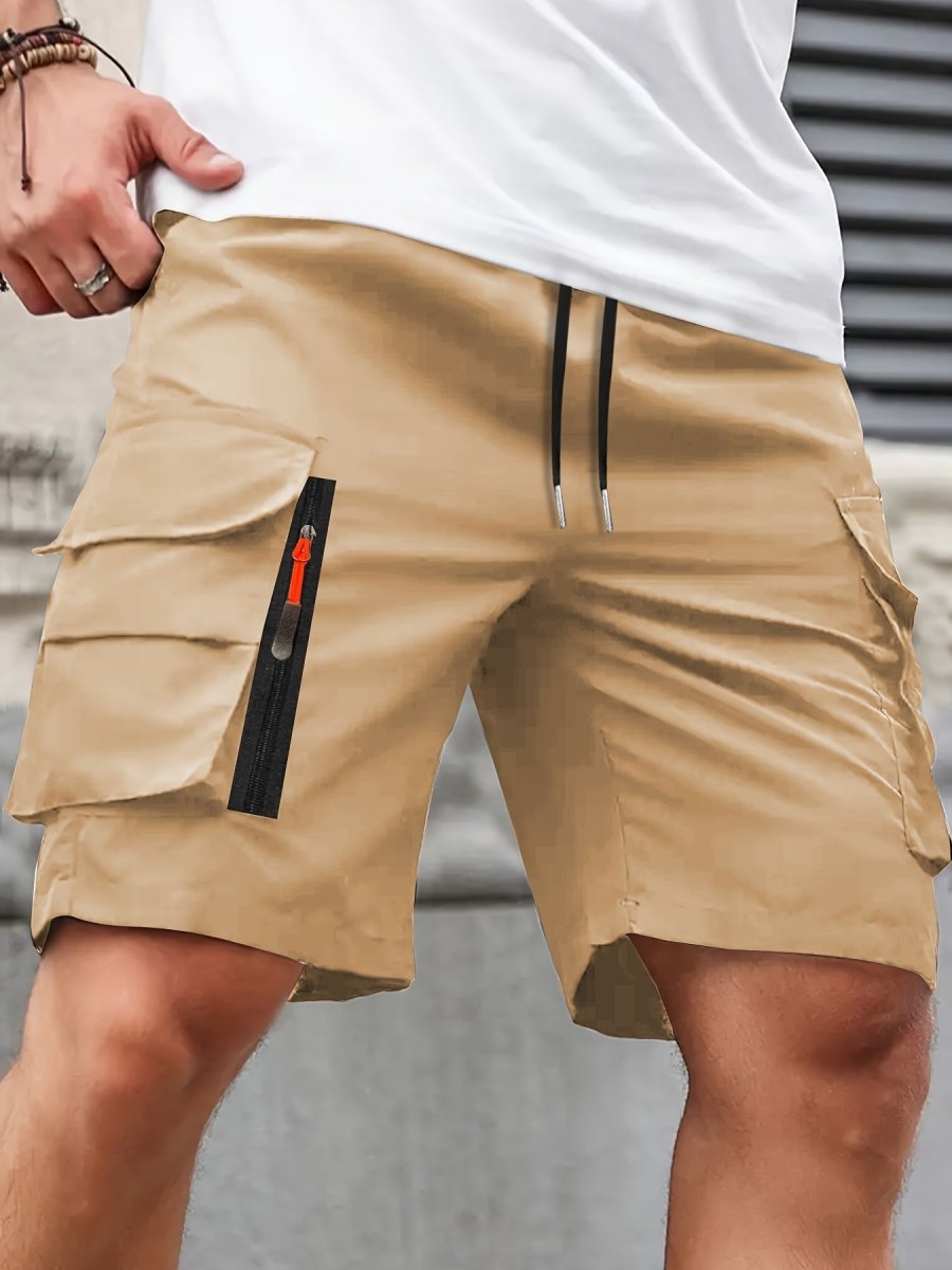 Lichtgewicht Cargo Shorts met Ritszakken voor Heren – Comfortabel voor Zomergebruik
