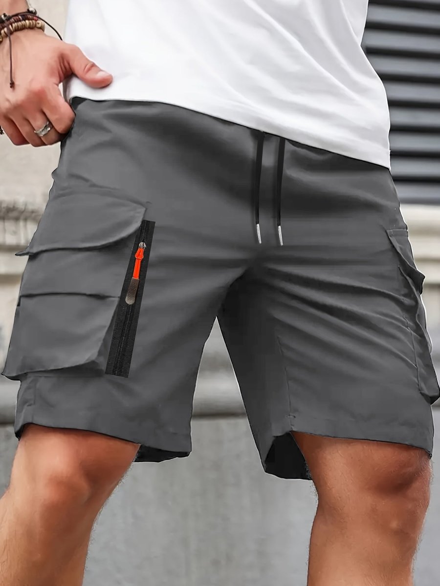 Lichtgewicht Cargo Shorts met Ritszakken voor Heren – Comfortabel voor Zomergebruik
