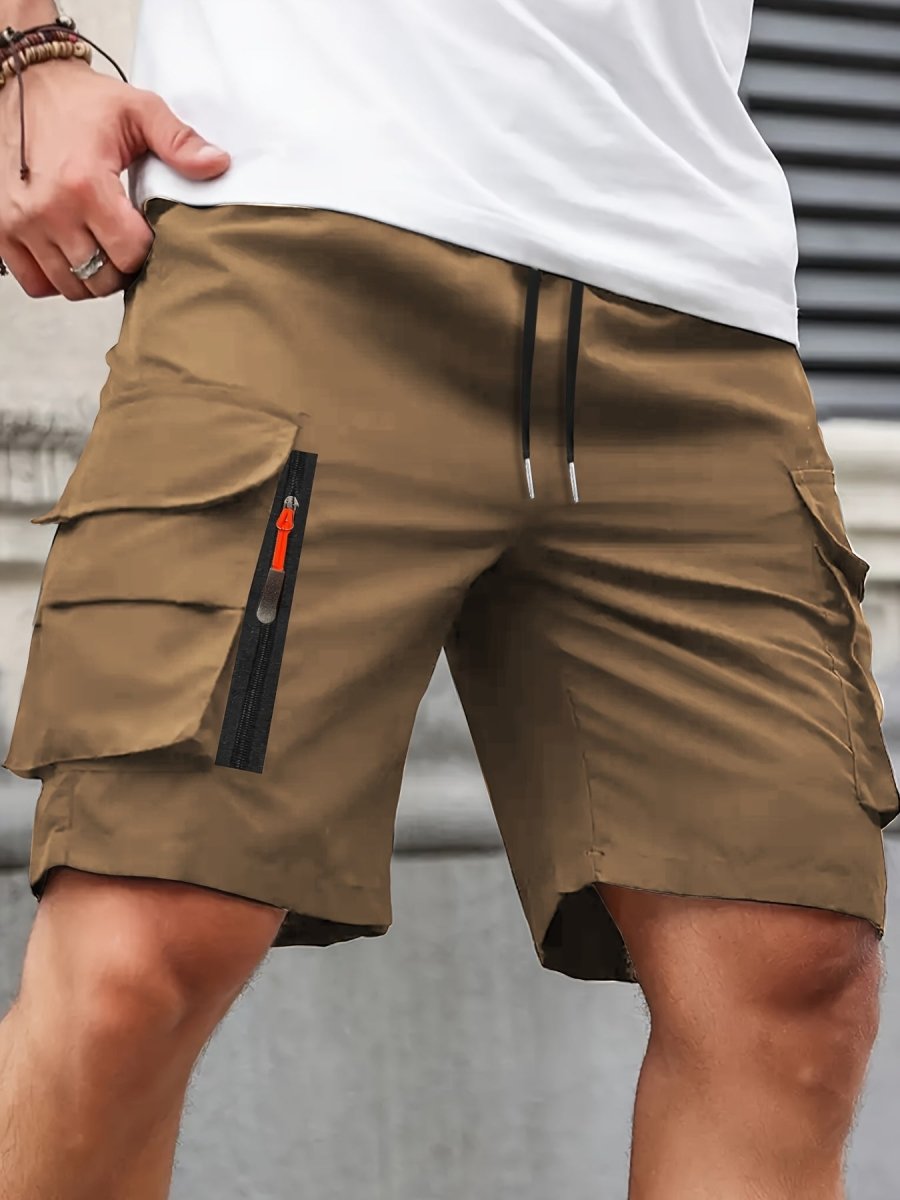Lichtgewicht Cargo Shorts met Ritszakken voor Heren – Comfortabel voor Zomergebruik