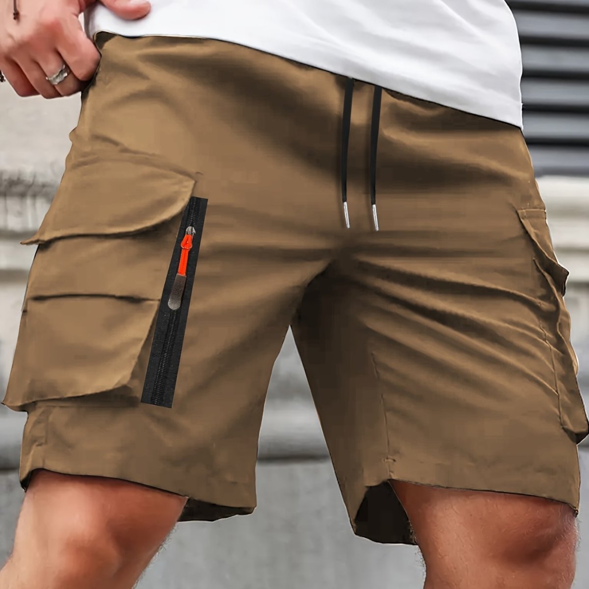 Lichtgewicht Cargo Shorts met Ritszakken voor Heren – Comfortabel voor Zomergebruik