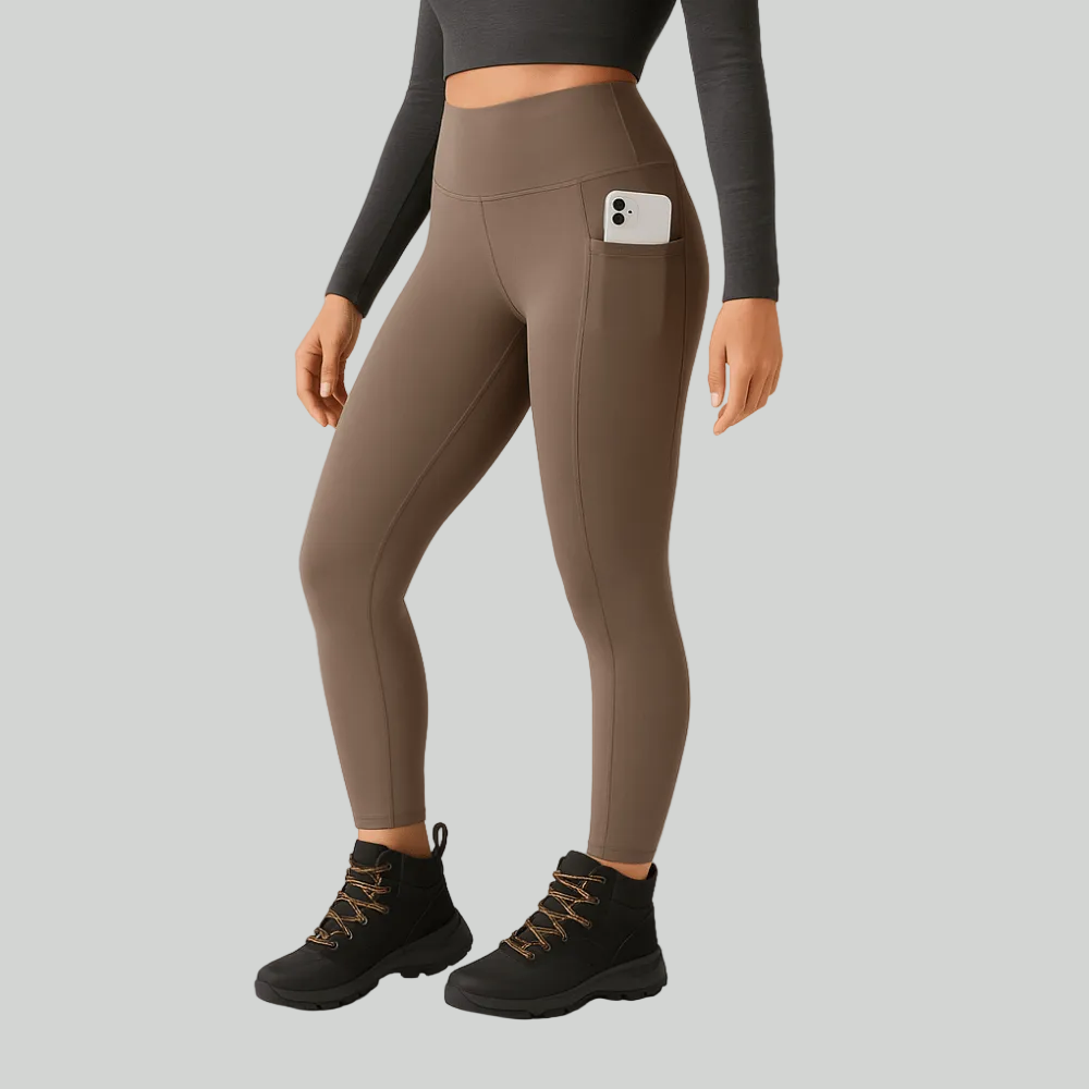 Dames Stretch Hiking Legging – Hoge Taille voor Outdoor Beweging