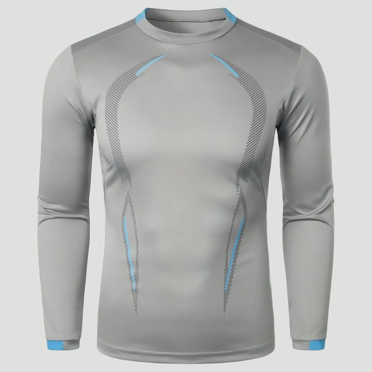 Heren Ademend Outdoor T-Shirt met Lange Mouwen – Lichtgewicht Trail Layer