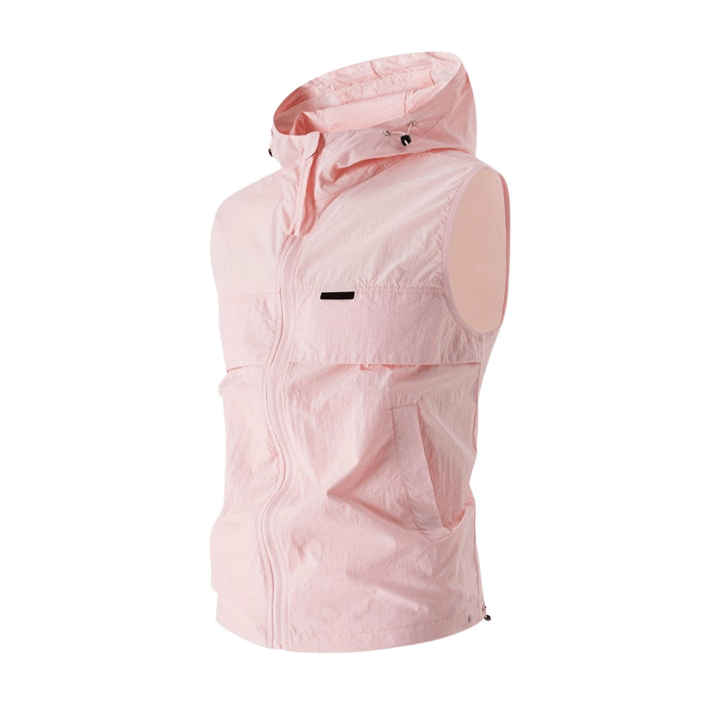 Lichtgewicht Mouwloos Vest met Capuchon
