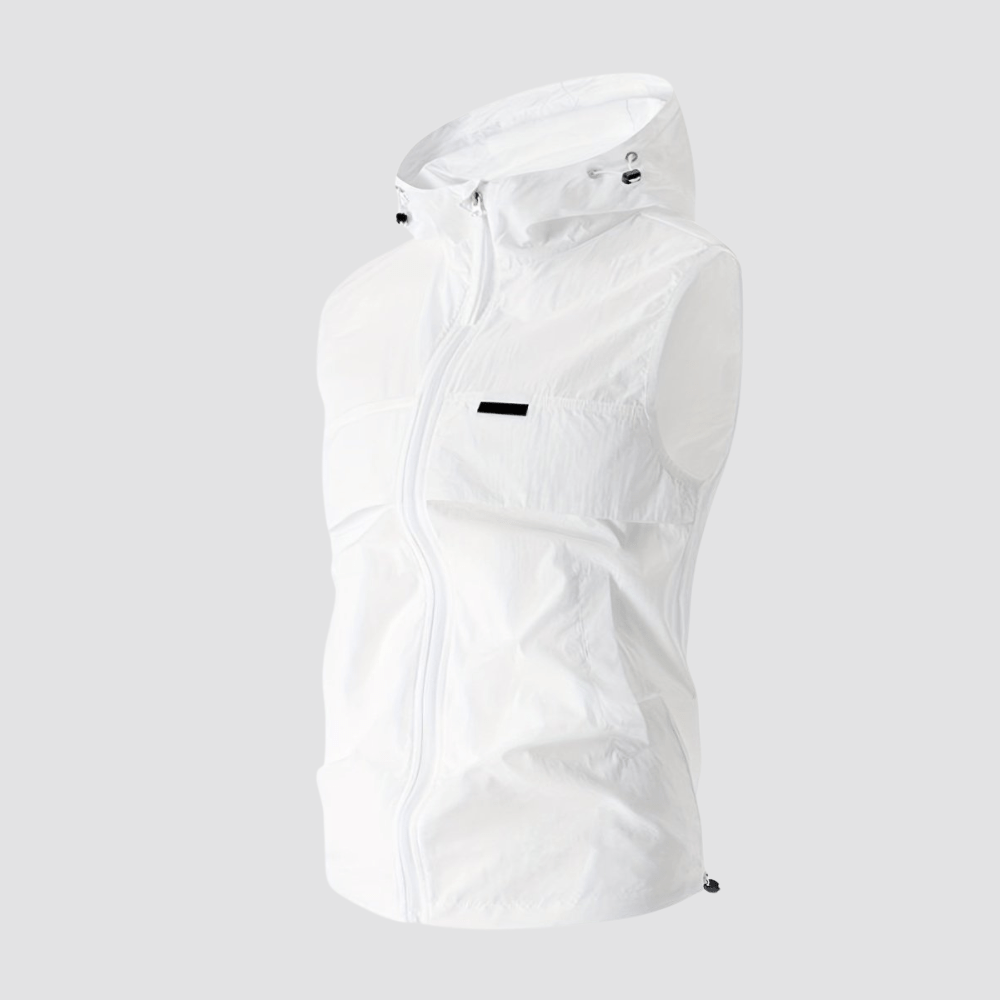 Lichtgewicht Mouwloos Vest met Capuchon