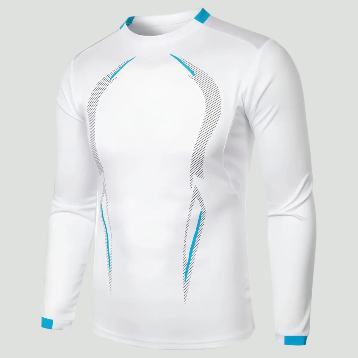 Heren Ademend Outdoor T-Shirt met Lange Mouwen – Lichtgewicht Trail Layer
