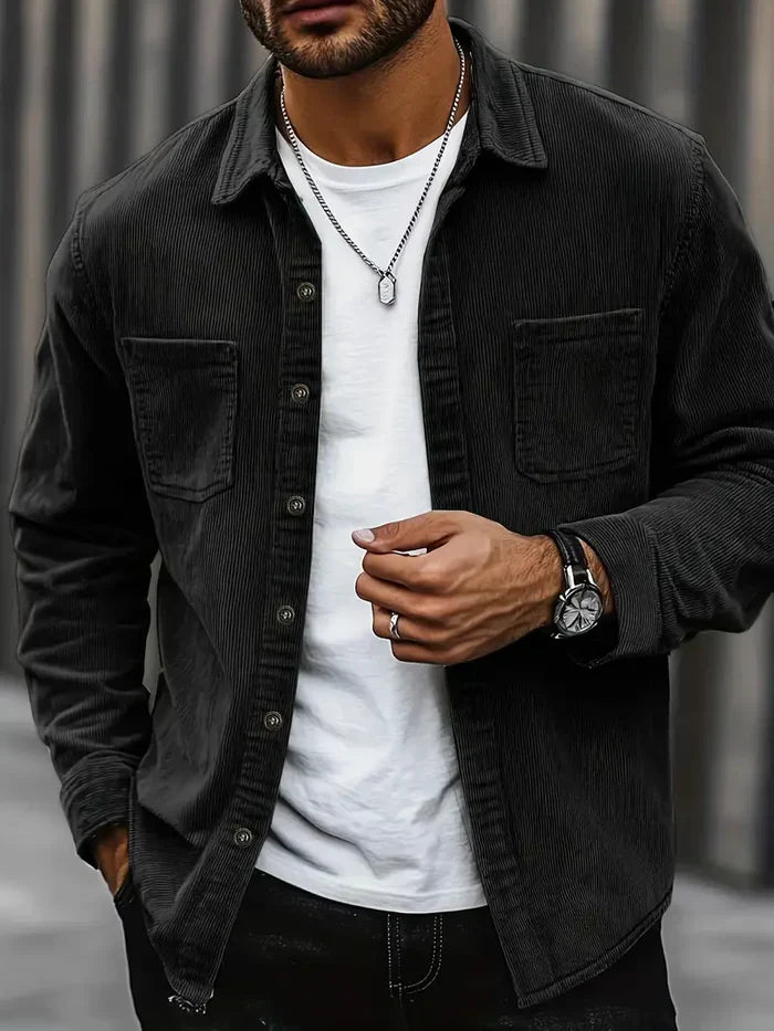 Heren overshirt met borstzakken | Casual fit met tijdloze uitstraling