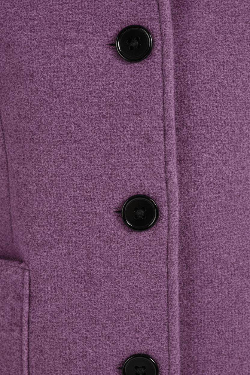Dames jas | Elegante lange jas met opstaande kraag en tijdloze pasvorm