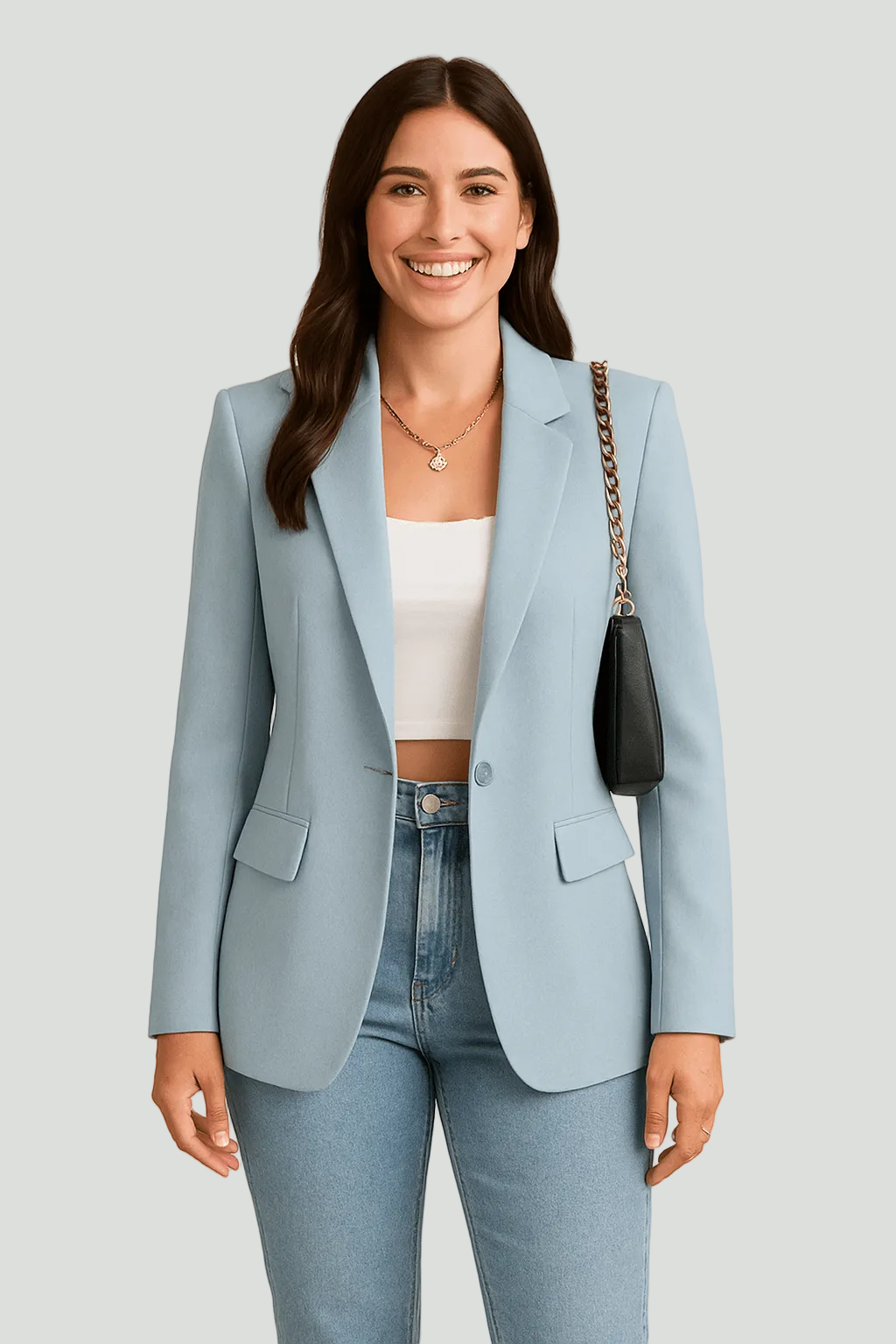 Dames Blazer | Getailleerde Pasvorm met Klassiek Revers
