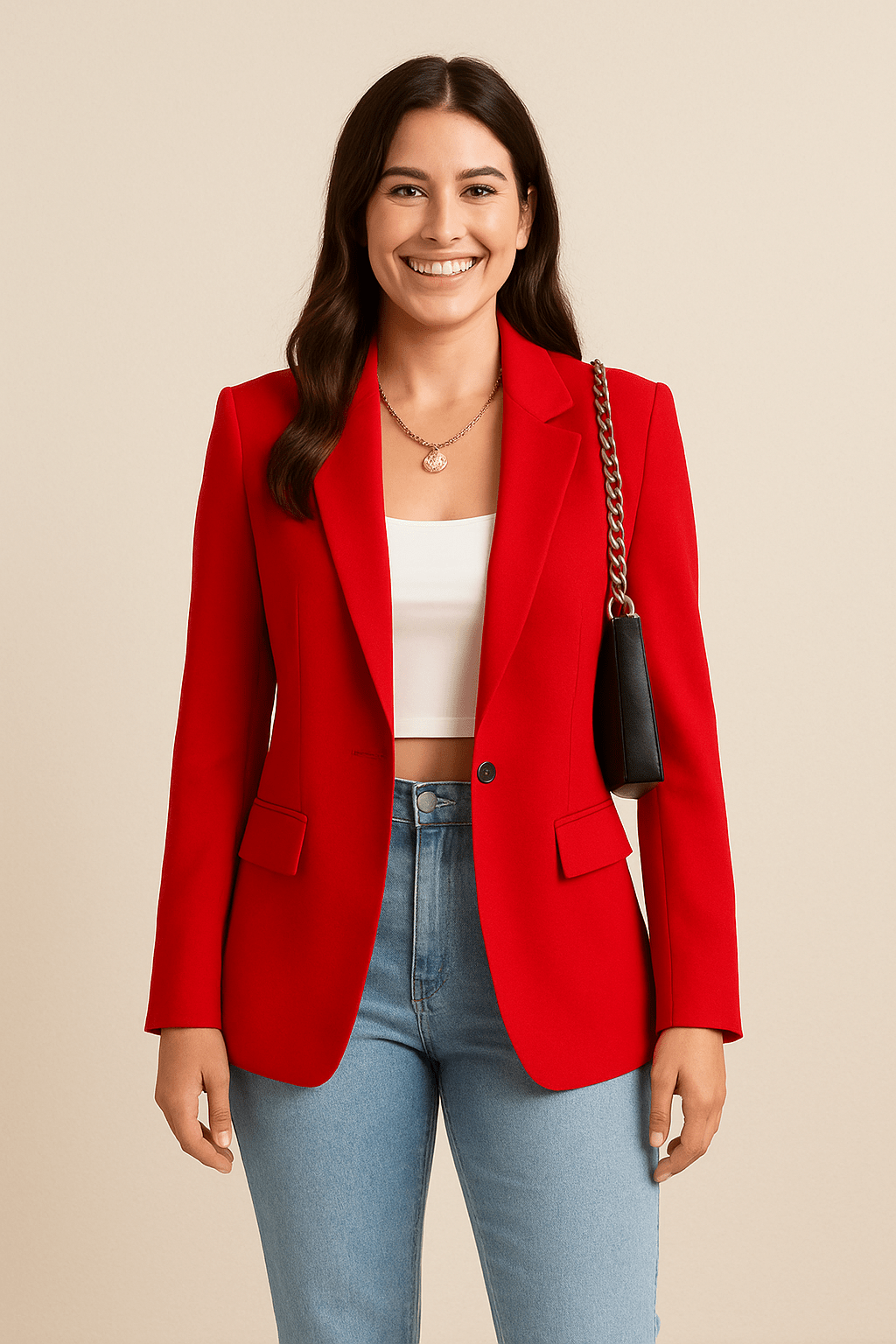 Dames blazer | Getailleerd colbert met stijlvolle pasvorm