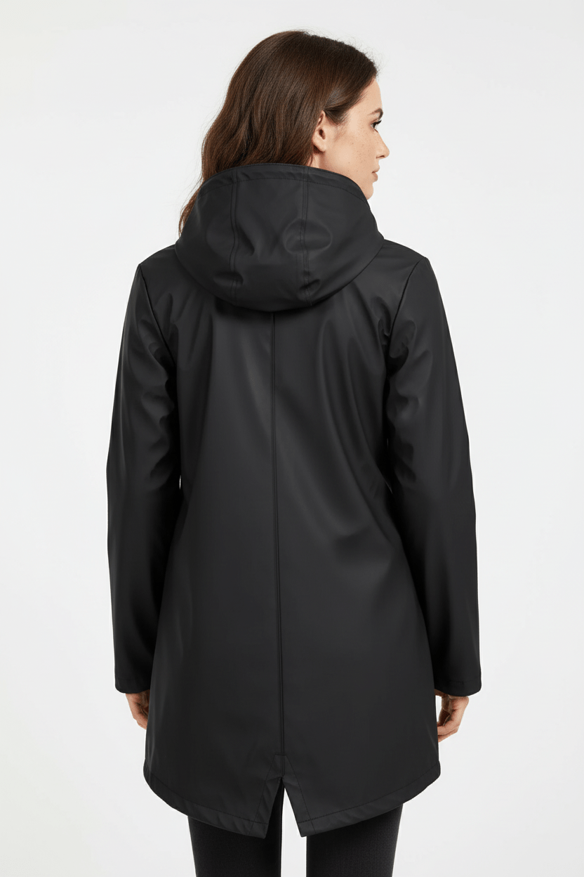 Dames trenchcoat met capuchon | Waterafstotende jas met getailleerde pasvorm