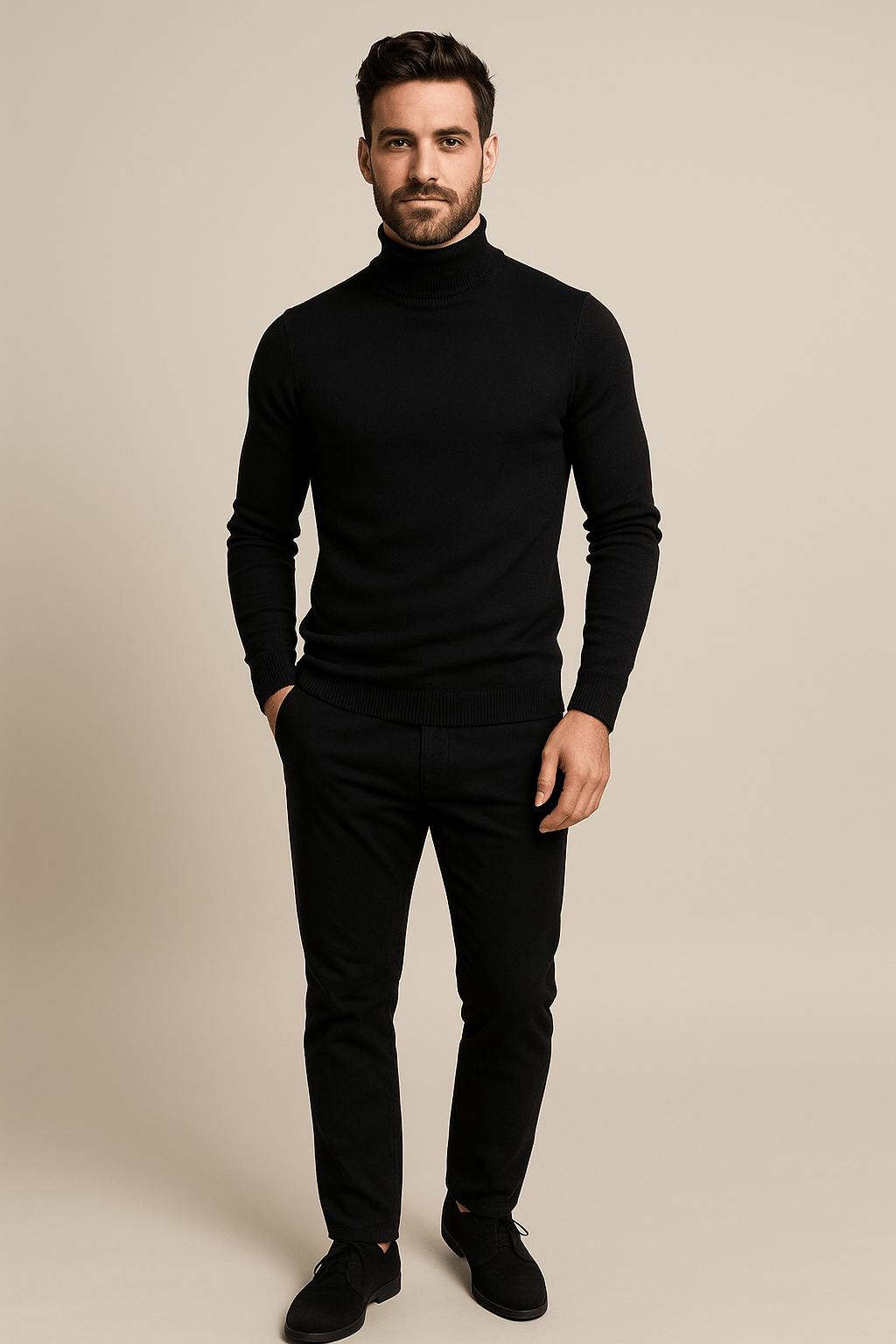 Heren coltrui | Slim fit gebreid design met klassieke uitstraling