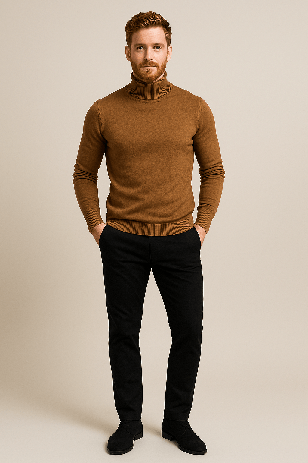 Heren coltrui | Slim fit gebreid design met klassieke uitstraling