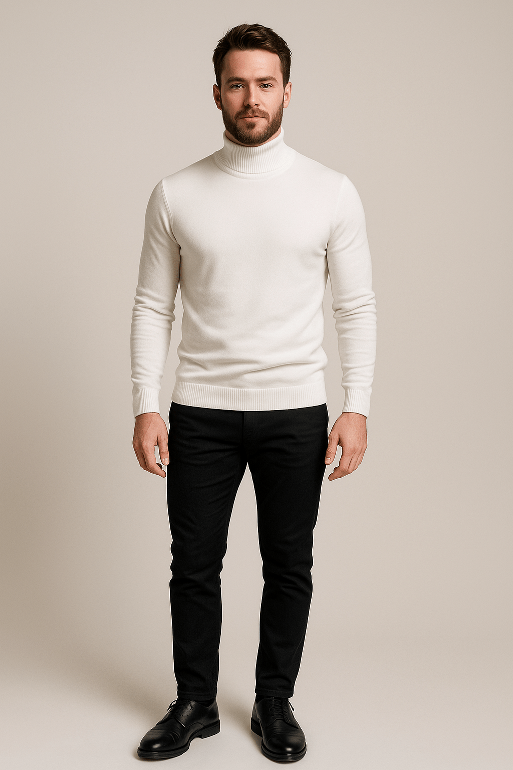 Heren coltrui | Slim fit gebreid design met klassieke uitstraling