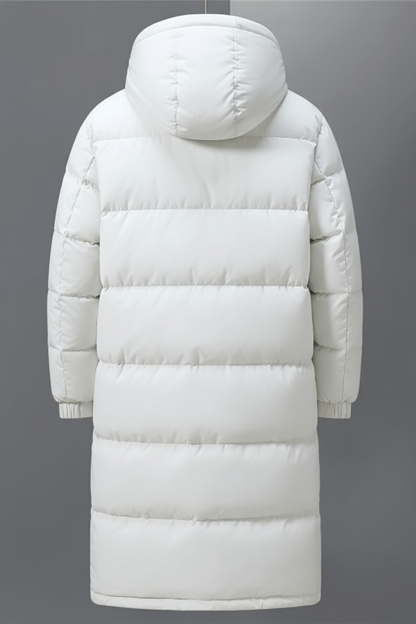 Heren Lange Jas met Capuchon en Moderne, Verzorgde Pasvorm