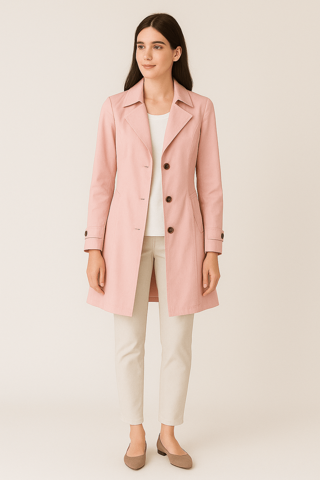 Dames Trenchcoat | Tijdloos design met moderne pasvorm