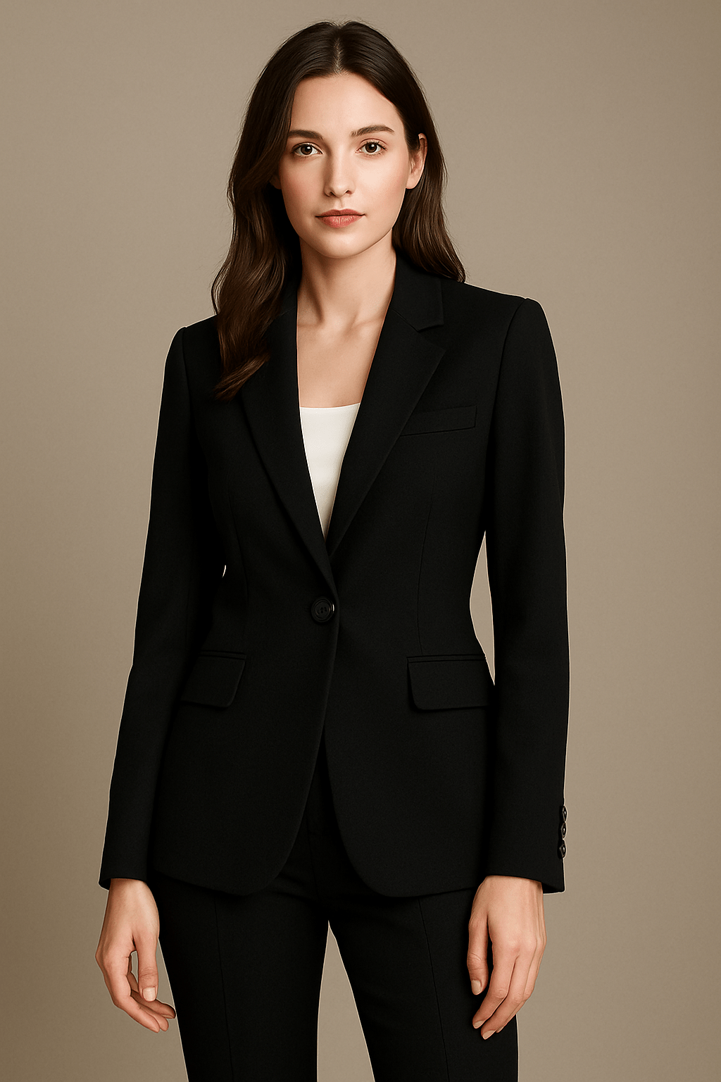 Elegante dames blazer | Getailleerd colbert met knoopsluiting
