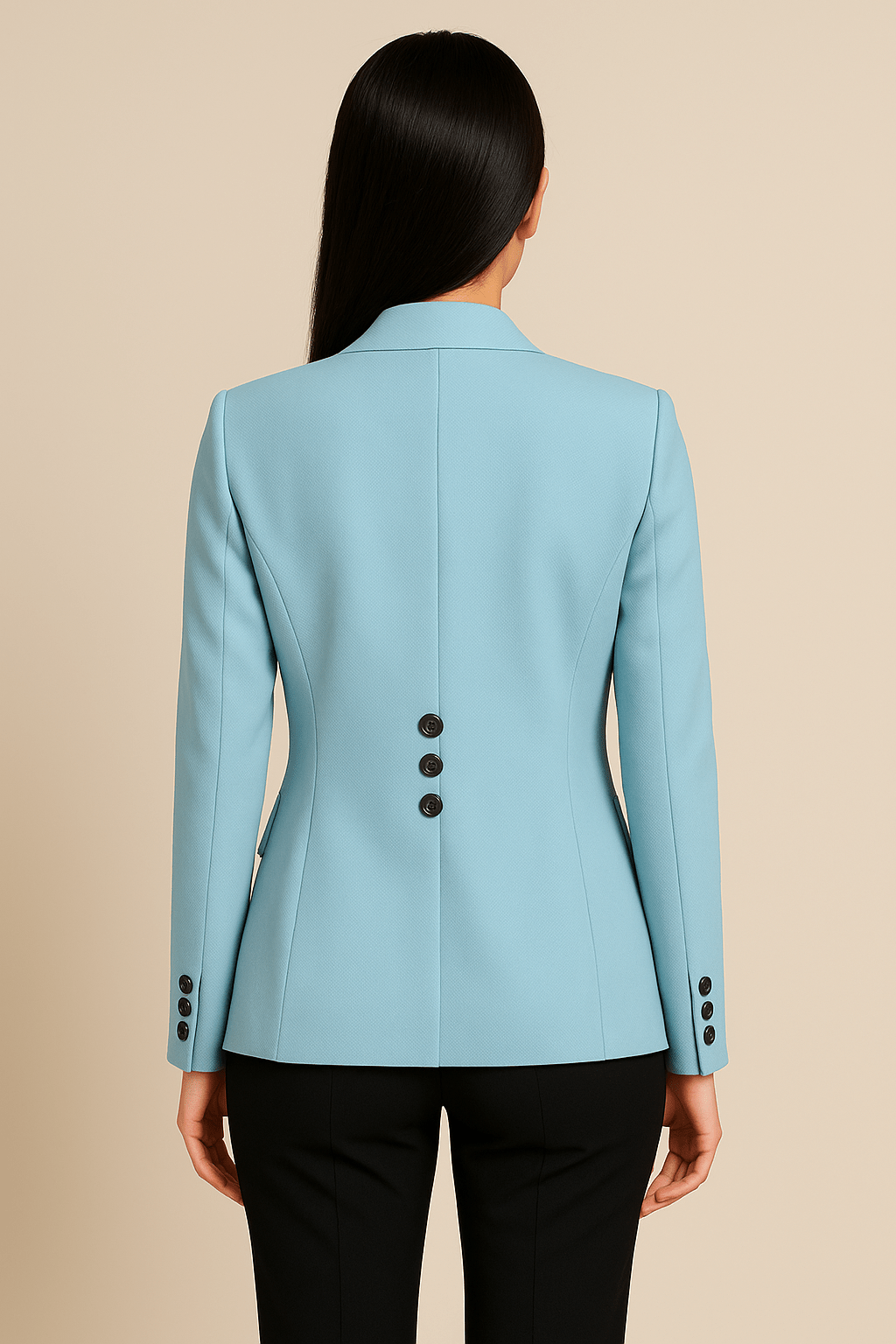 Elegante dames blazer | Getailleerd colbert met knoopsluiting
